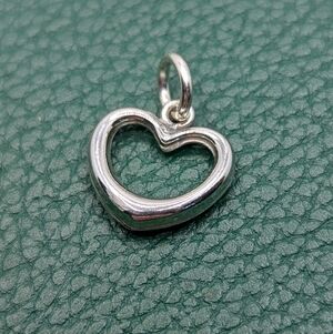 ❤️ Classic Sterling Silver Open Heart Charm ✨